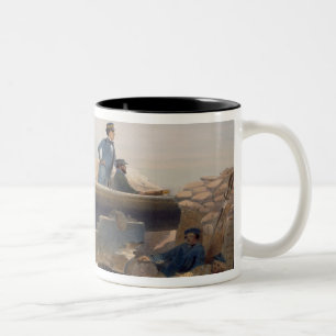 Tasse 2 Couleurs Un jour tranquille dans la batterie de diamant,