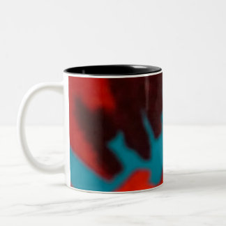 Tasse 2 Couleurs Un morceau abstrait de tissu