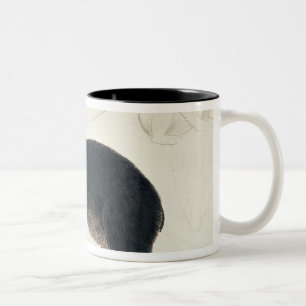 Tasse 2 Couleurs Un ours noir asiatique, "Ursus Tibetanus "