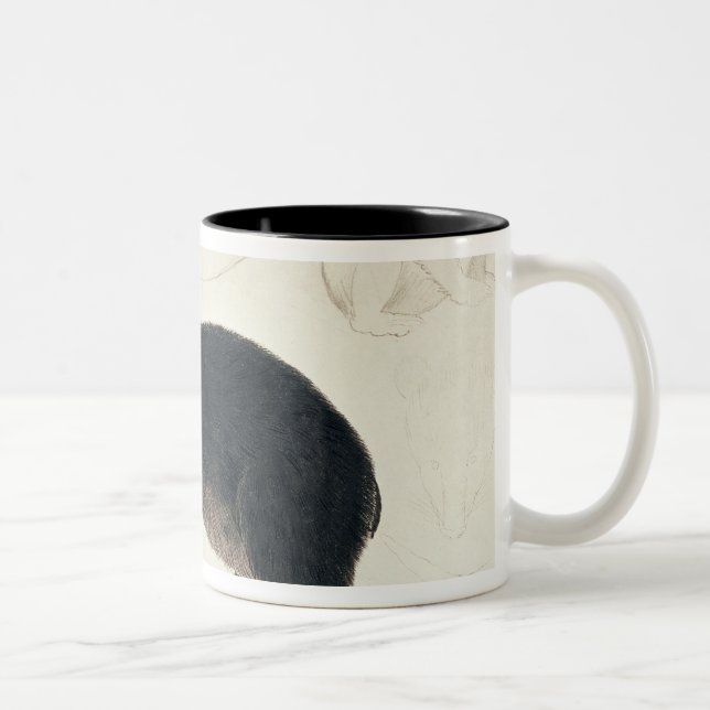 Tasse 2 Couleurs Un ours noir asiatique, "Ursus Tibetanus " (Droit)
