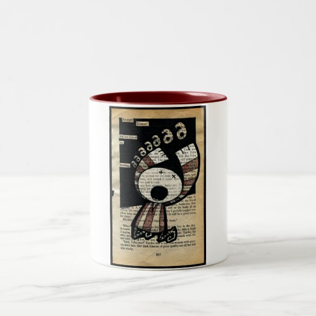 Tasse 2 Couleurs Un silence fâché… Le baril de biscuit (Centre)