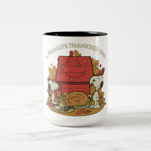 Tasse 2 Couleurs Un Thanksgiving d'arachides