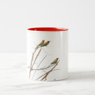 Tasse 2 Couleurs Un Trio D'Abeilles À Leurs Membres.