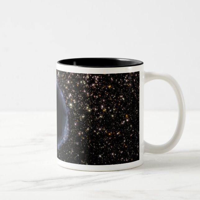 Tasse 2 Couleurs Un trou noir dans une grappe globale (Droit)