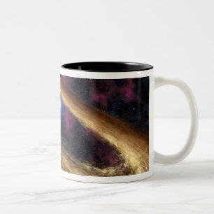 Tasse 2 Couleurs Un type d'étoile morte appelée pulsar