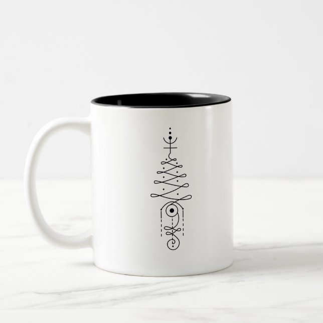 Tasse 2 Couleurs Unalome I (Gauche)