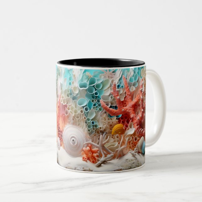 Tasse 2 Couleurs Under the sea Mug, Ocean Vibes Dr (Devant droit)