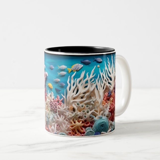 Tasse 2 Couleurs Under the sea Mug, Ocean Vibes Dr (Devant droit)