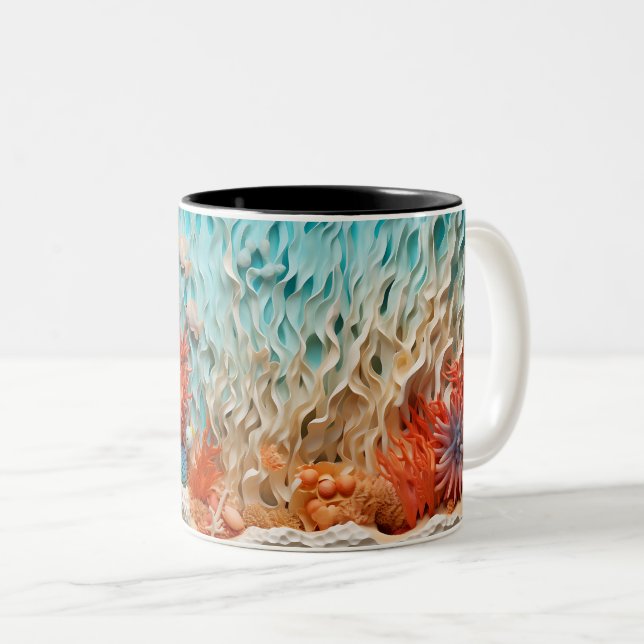 Tasse 2 Couleurs Under the sea Mug, Ocean Vibes Dr (Devant droit)