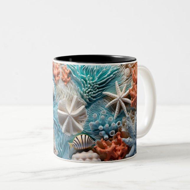 Tasse 2 Couleurs Under the sea Mug, Ocean Vibes Dr (Devant droit)