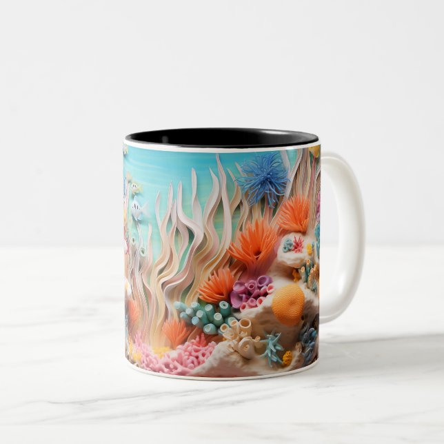Tasse 2 Couleurs Under the sea Mug, Ocean Vibes Dr (Devant droit)