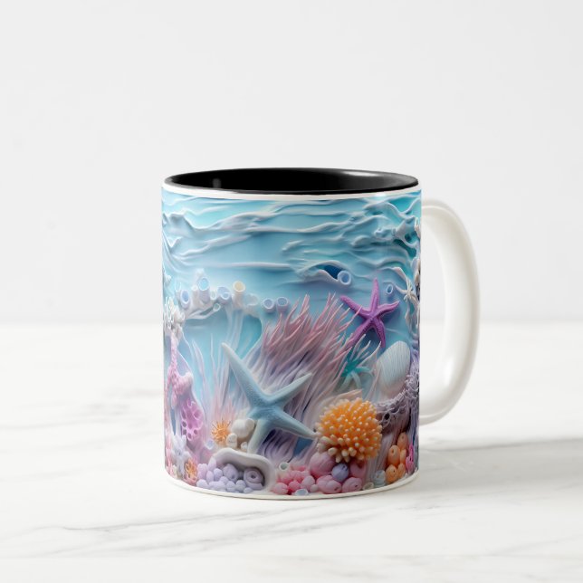 Tasse 2 Couleurs Under the sea Mug, Ocean Vibes Dr (Devant droit)