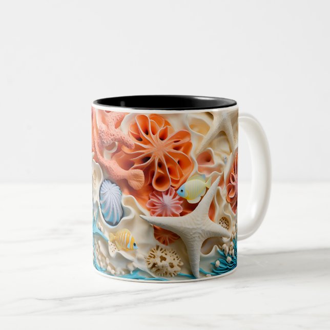 Tasse 2 Couleurs Under the sea Mug, Ocean Vibes Dr (Devant droit)