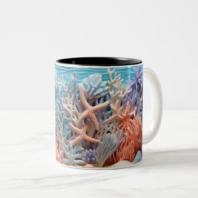 Tasse 2 Couleurs Under the sea Mug, Ocean Vibes Dr (Devant droit)