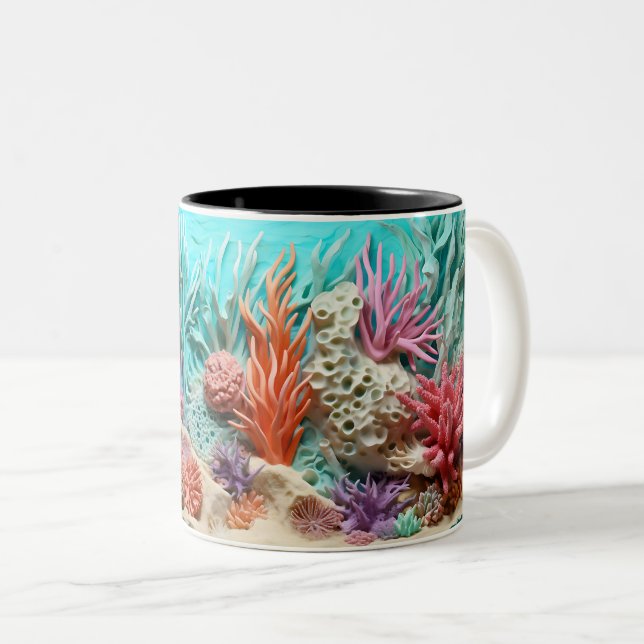 Tasse 2 Couleurs Under the sea Mug, Ocean Vibes Dr (Devant droit)