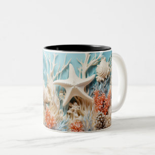 Tasse 2 Couleurs Under the sea Mug, Ocean Vibes Dr Two-Tone Coffee Mug
