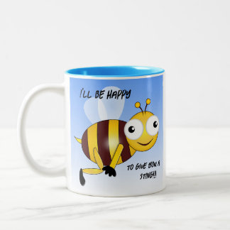Tasse 2 Couleurs Une abeille généreuse