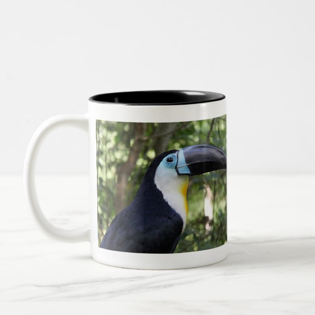 Tasse 2 Couleurs Une belle photo de toucan (Gauche)