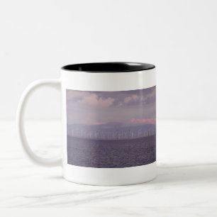 Tasse 2 Couleurs Une Éolien Sur La Mer D'Irlande Près De Liverpool,