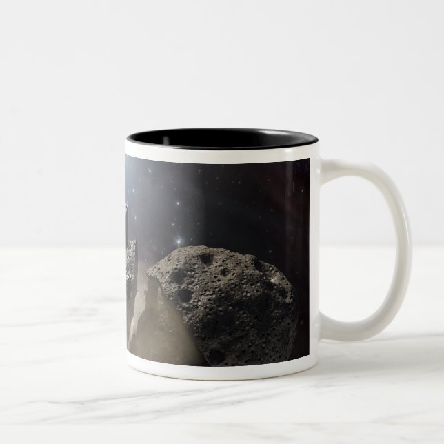 Tasse 2 Couleurs Une étoile naine blanche (Droit)