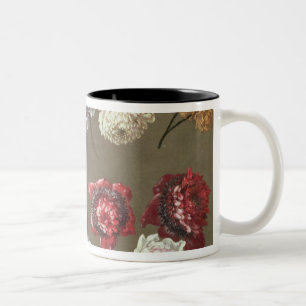 Tasse 2 Couleurs Une étude des pivoines (huile sur la toile)