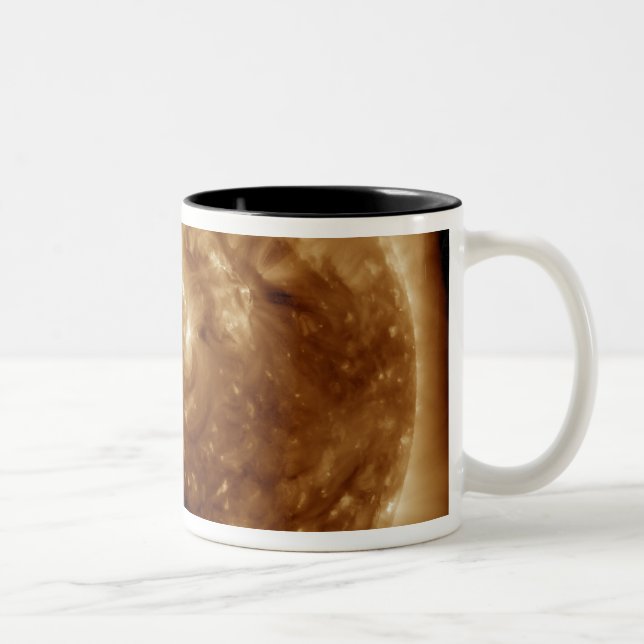 Tasse 2 Couleurs Une faille sombre dans l'atmosphère du soleil (Droit)