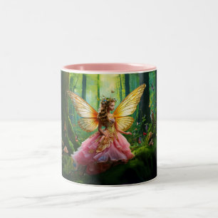 Tasse 2 Couleurs Une féerie magique forêt boisée