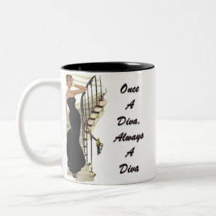 Tasse 2 Couleurs Une fois une diva, toujours une diva