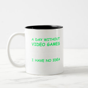 Tasse 2 Couleurs Une Journée Sans Jeux Vidéo Drôle Joueur Vidéo Cad