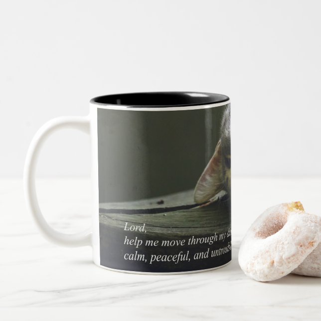 Tasse 2 Couleurs Une Prière Pour La Sérénité (Murphy) (Avec donut)