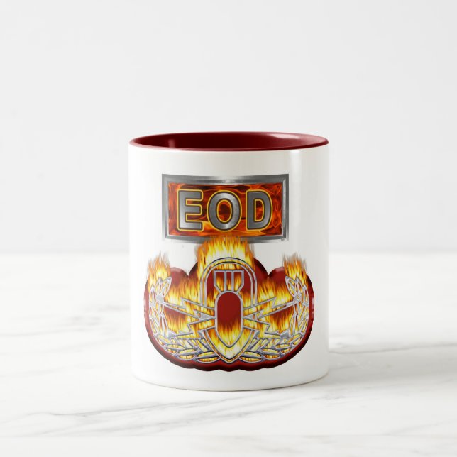 Tasse 2 Couleurs Uniquely Designed Commemorative EOD (Centre)