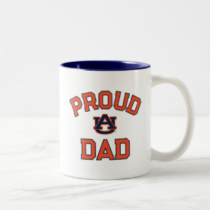 Tasse 2 Couleurs Université d'Auburn "Fier Papa"