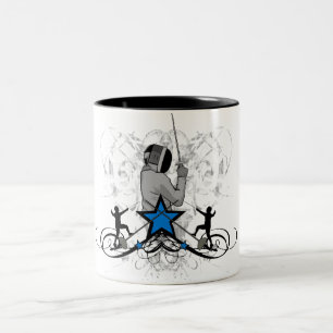 Tasse 2 Couleurs Urbain et hanche clôturant l'illustration
