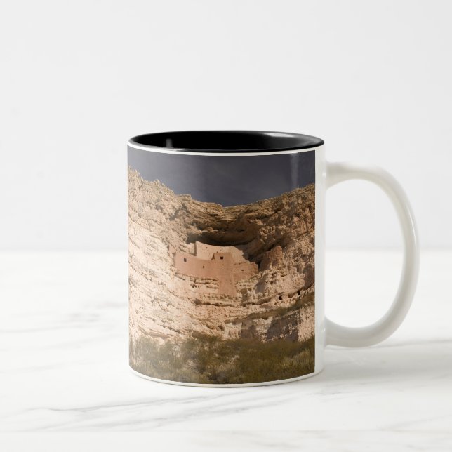 Tasse 2 Couleurs USA, Arizona, Camp Verde: Château de Montezuma (Droit)