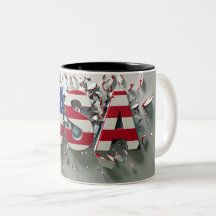 USA Mug, 4th of July Mug, Independence Day