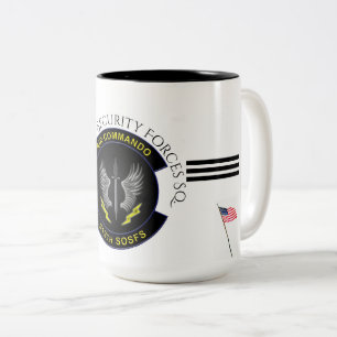 Tasse 2 Couleurs USAF - 919e S O Sq Forces de sécurité