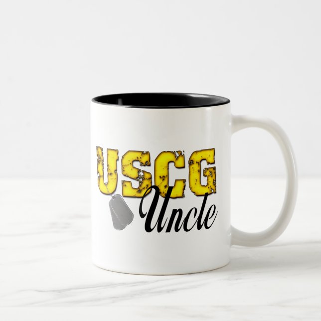 Tasse 2 Couleurs USCG Uncle (Droit)