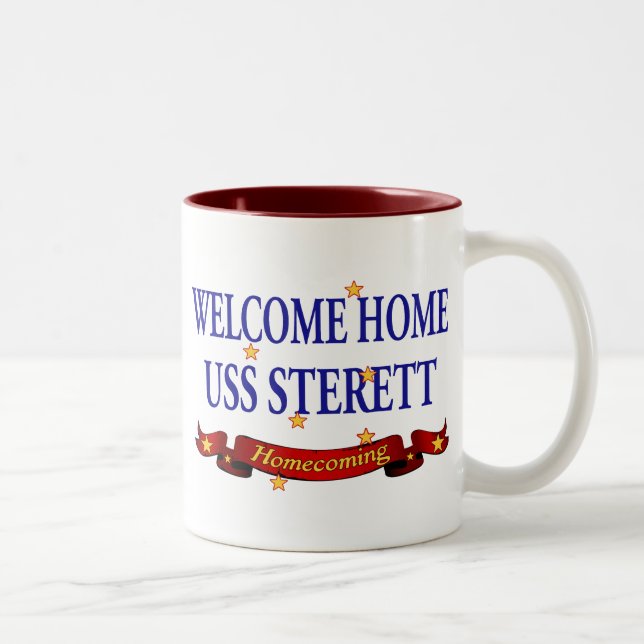 Tasse 2 Couleurs USS à la maison bienvenu Sterett (Droit)