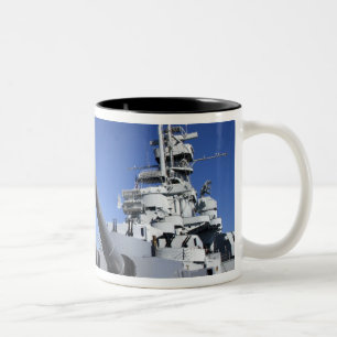 Tasse 2 Couleurs USS Alabama Cuirassé à la mémoire de Battleship 2