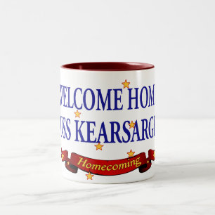 Tasse 2 Couleurs USS Kearsarge à la maison bienvenu