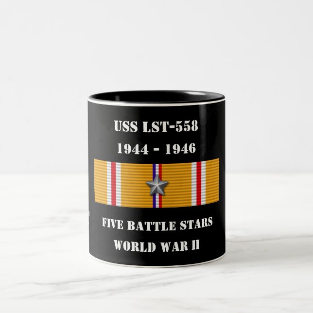TASSE 2 COULEURS USS LST-558 (Centre)