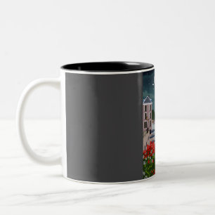 Tasse 2 Couleurs Utrecht Le Pays-Bas Vintage Minimal Retro