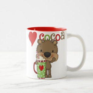 Tasse 2 Couleurs Vacances d'amour de cacao d'ours