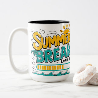 Tasse 2 Couleurs Vacances d'été chargement drôle de vacances graphi