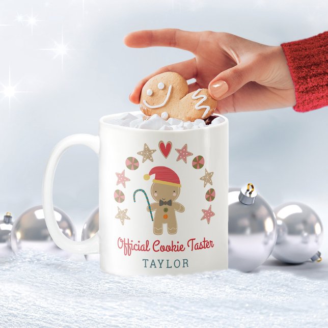 Tasse 2 Couleurs Vacances Gingerbread Man Official Cooker Taster (Créateur téléchargé)