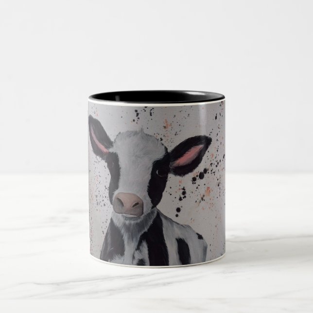 Tasse 2 Couleurs Vache à MARGUERITE (Centre)