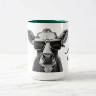 Tasse 2 Couleurs Vache de foin - T-shirt