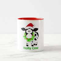 Vache de Noël mignonne