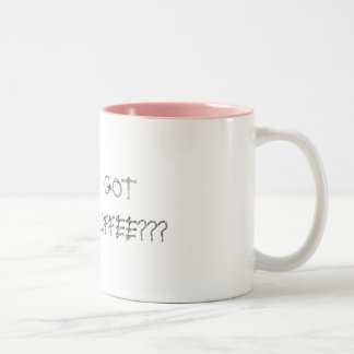 Tasse 2 Couleurs vache, OBTENUE LE CAFÉ ? ? ?