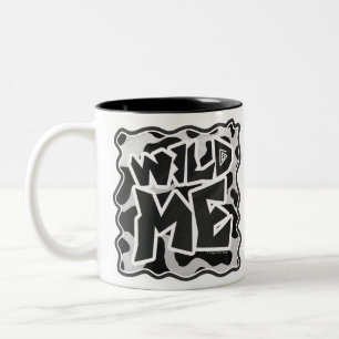 Tasse 2 Couleurs Vache Wild Me Noir et Blanc
